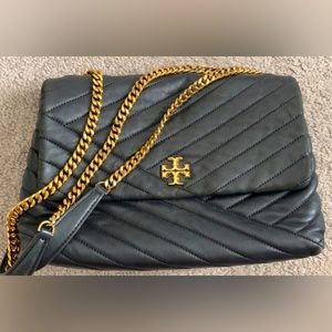 LIKE NEW Tory Burch Chevron Convertible Shoulder Bag. Worn only a few times!